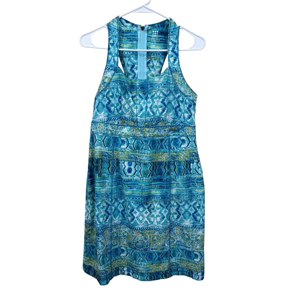 Title Nine Dress Womens Size 10 Racer Back Golf Outdoor Nimblene Zip Back Tennis